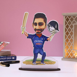 Customised Cricketer Caricature