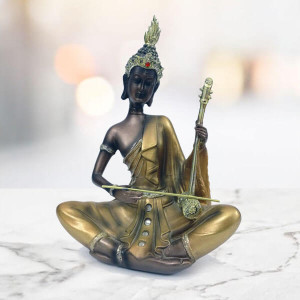 Goodease Divine Buddha Statue Playing Musical Instruments
