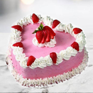 Online Cherry Strawberry Cake (1 Kg)