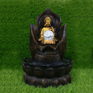 Resin Buddha Water Fountain Indoor