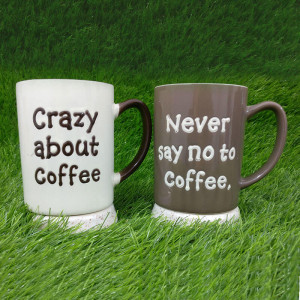 Coffee Printed Ceramic Mugs