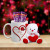 Rose with mug one teddy and two chocolates