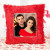 Personalised Red square-shaped Cushion