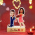 Personalised Proposal Caricature with Wooden Stand