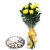 Yellow Roses N Kaju Katli