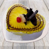 Lovely Pineapple Heart Shape Cake
