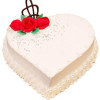 Heart Shape Creamy Vanilla Cake