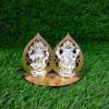 Metallic Look Lakshmi Ganesha Idols Statue