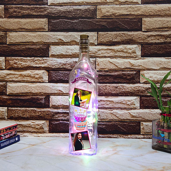 Birthday Led Bottle Lamp