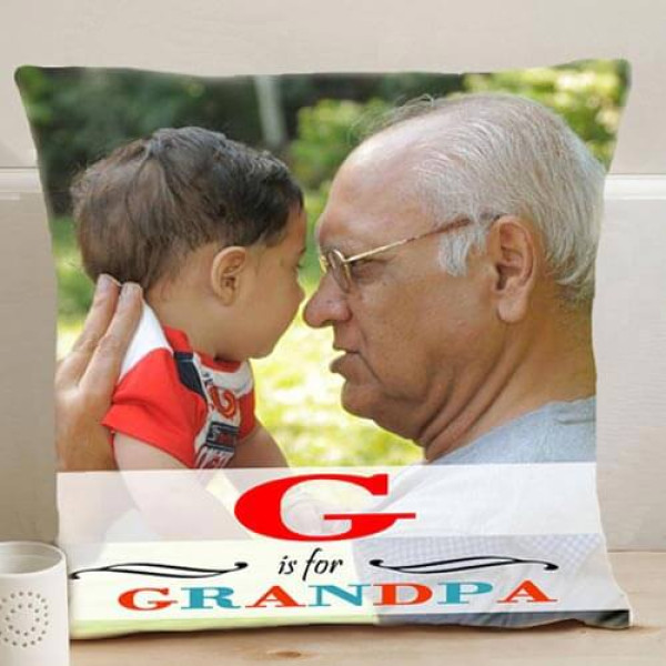 Personalize Grandpa Cushion
