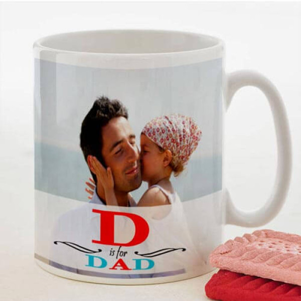 Personalize White Mug For Dad
