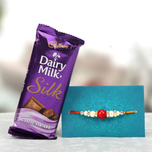 Jubilant Pack Rakhi With Chocolate