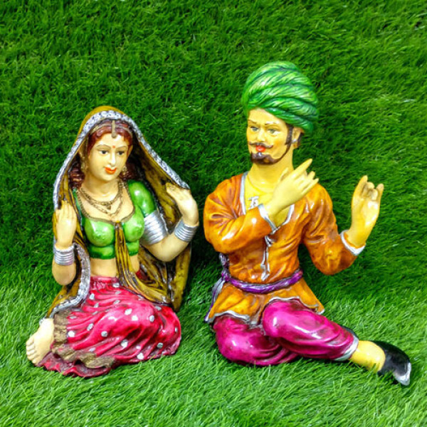 Rajasthani Love Couple Statue
