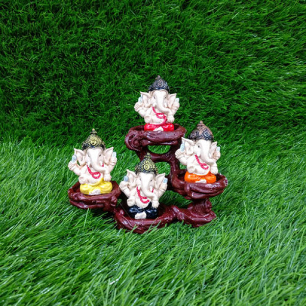 4 Ganesha Showpiece Idols