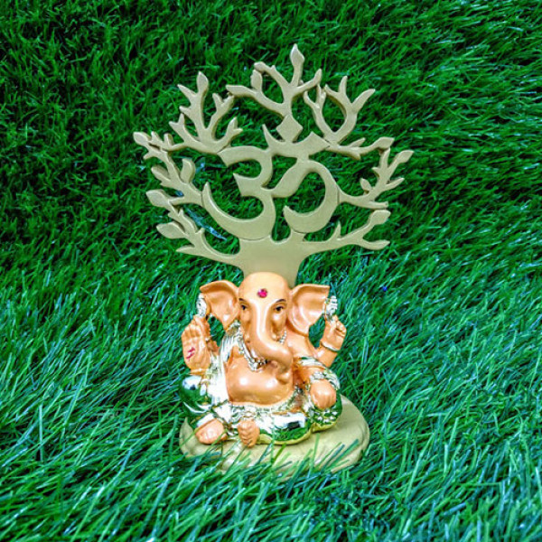 Refined Load Ganesha Idol Orange