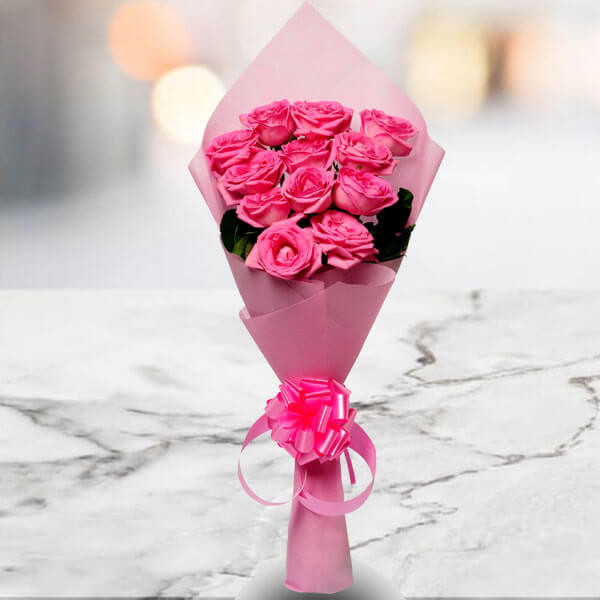 Pink Beauty 12 Pink Roses Online