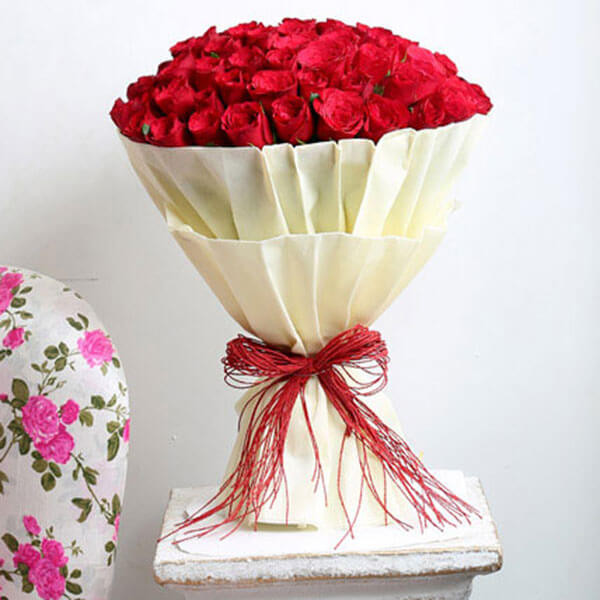 Hot 100 Red Roses Online
