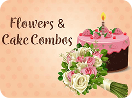 Birthday Flowers and Cake